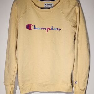 Champion Yellow Crew Neck Sweater